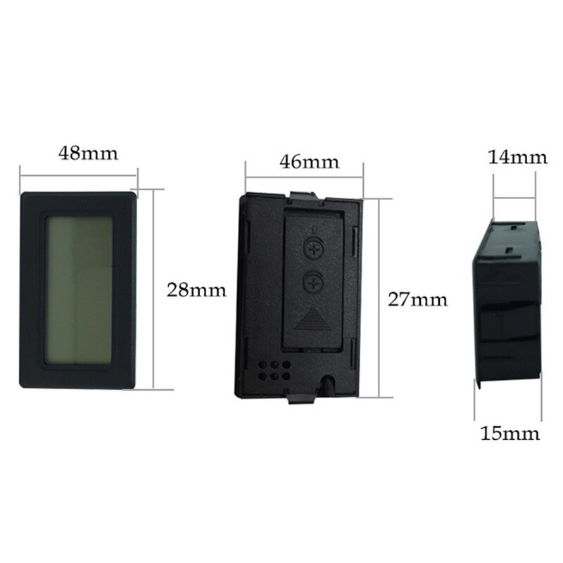 LCD Temperature Instruments Humidity Sensor Backlight Thermostat Outdoor Weather Station Digital Thermometer
