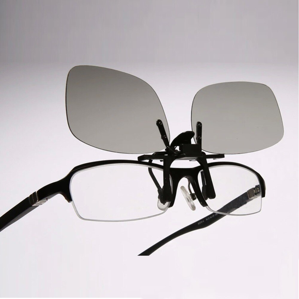 Top Clip-op 0.72mm Dikte 3D Bril voor Bijziendheid Kijken voor LG Cinema Passieve 3D TVs en 3D RealD Cinema