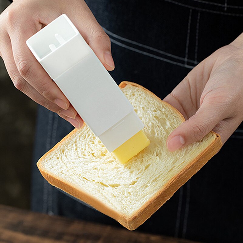 2022 Handy Solid Butter Spreader Holders Sticks Plastic Storage Small Kitchen Baking Tools Cheese Keeper Case 1 PC