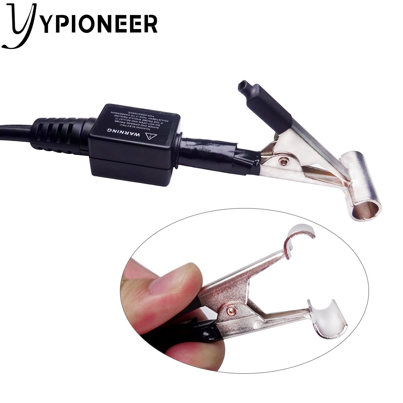 YPioneer Auto Ignition Pickup Probe HT25 Inductive Secondary Capacitive Sensor with Three Ends Test Lead