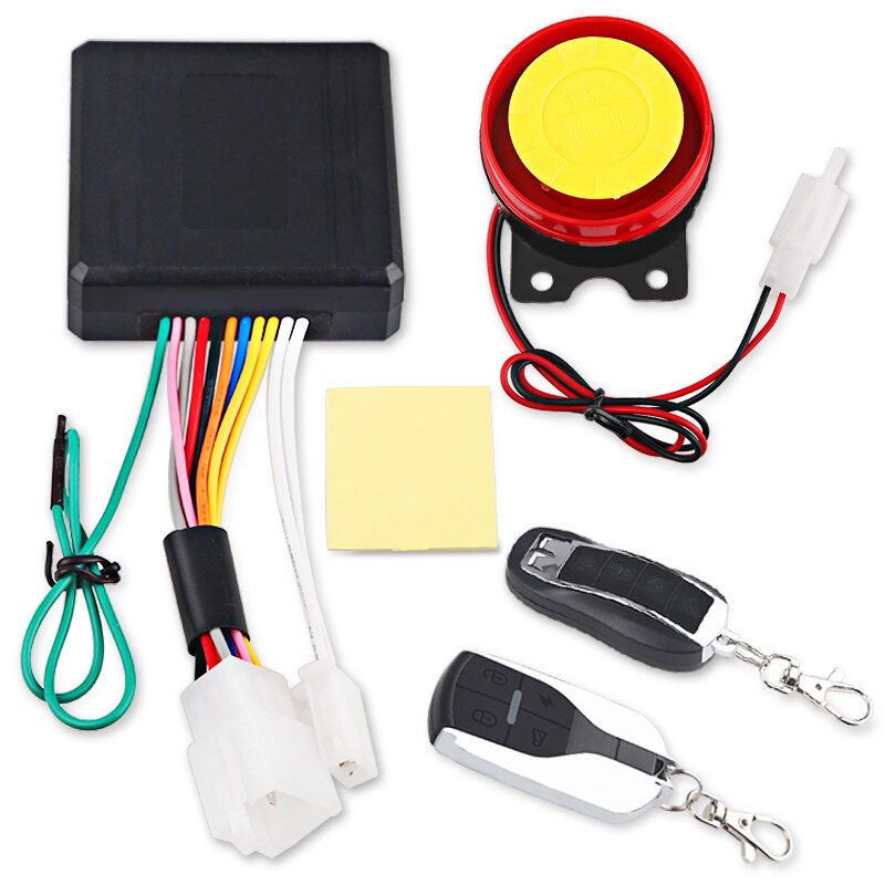 Alarma de Control remoto para motocicleta, sistema de seguridad antirrobo para moto Honda Yamaha: Default Title