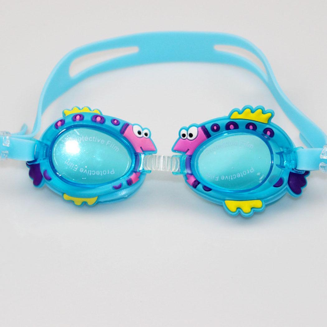 Children Cute Animal Shape Waterproof Soft Anti-fog Swimming Goggles