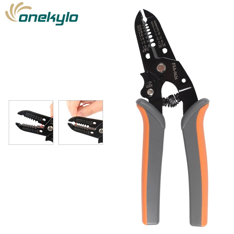 Mini micro open barrel crimper tools iws -2820 til crimpning 28-20 awg jam, molex, tyco, jst terminals wire stripper tang