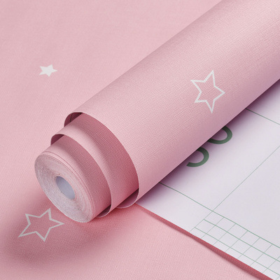 Nordic Ins stylowe wodoodporny PVC samoprzylepne tapety przedszkole pokój dziecięcy studentka dormitorium Wallpape Sticker: 0.6X3 M16