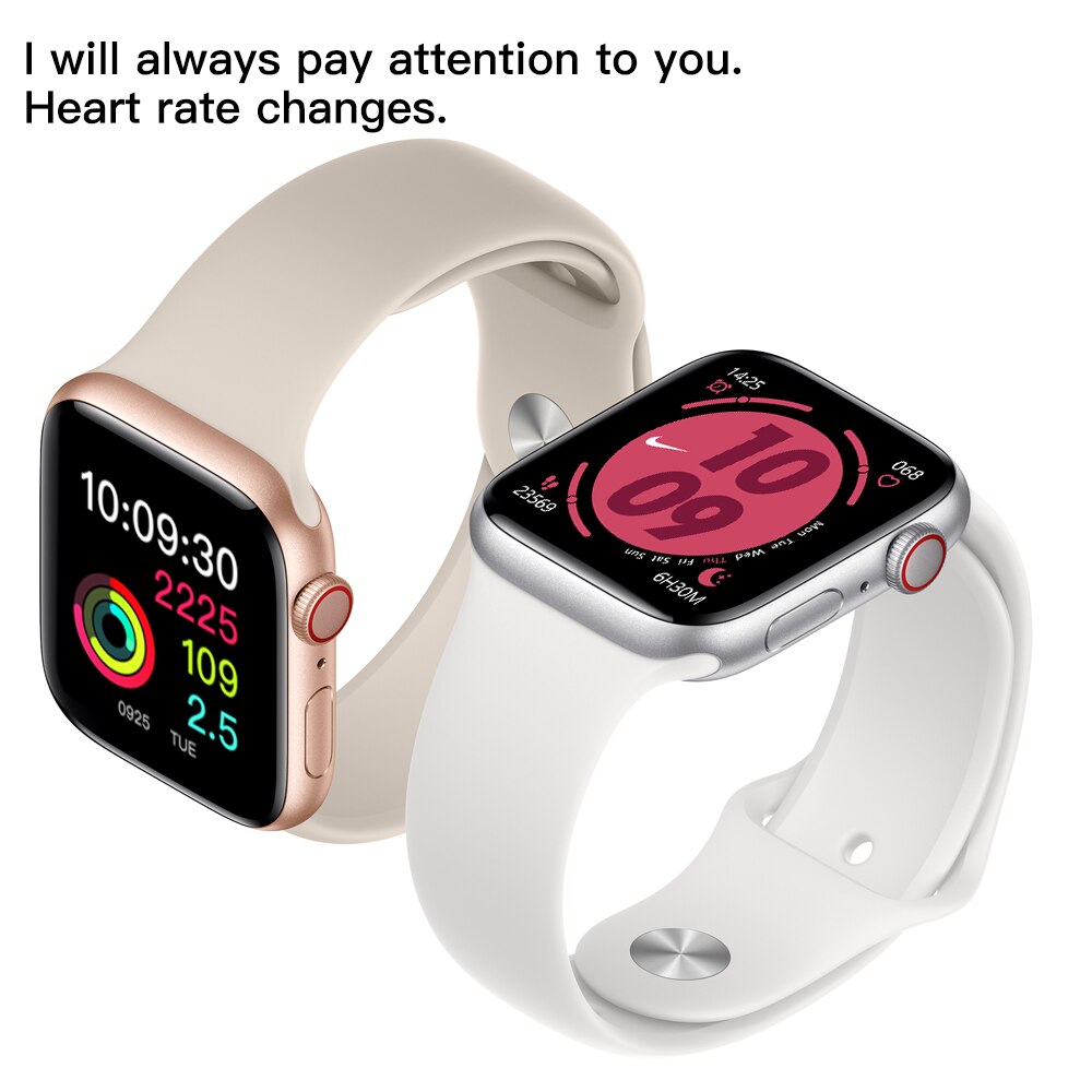 T500 PLUS Fitness Smart watch IWO Series 5 6 Wristband Bracelet 1.54 inch Touch Screen BT Call Waterproof Smartwatch