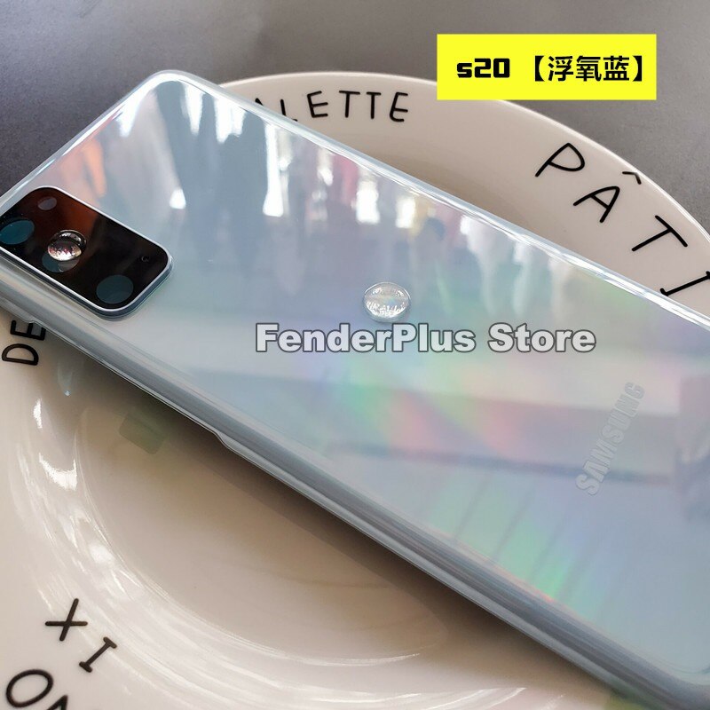 Galaxy S20/S20 Plus/S20 Ultra Batterij Back Cover Deur Achter Glas Behuizing Case Camera Lens Frame Voor samsung S20 + S20 Glas Cover