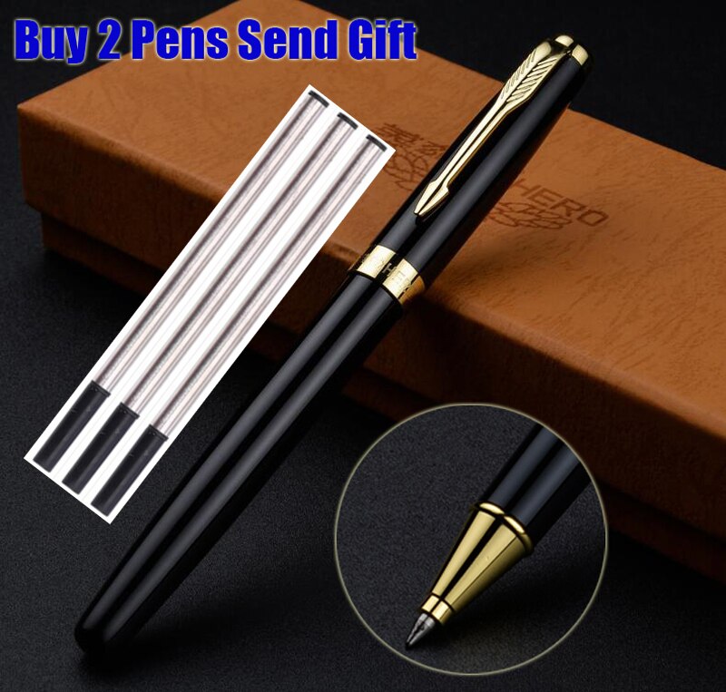 Brand Metal Ink Fountain Pen Luxury Sonnet Signature Pen Buy 2 Pens Send: Pen 3 Black Refills