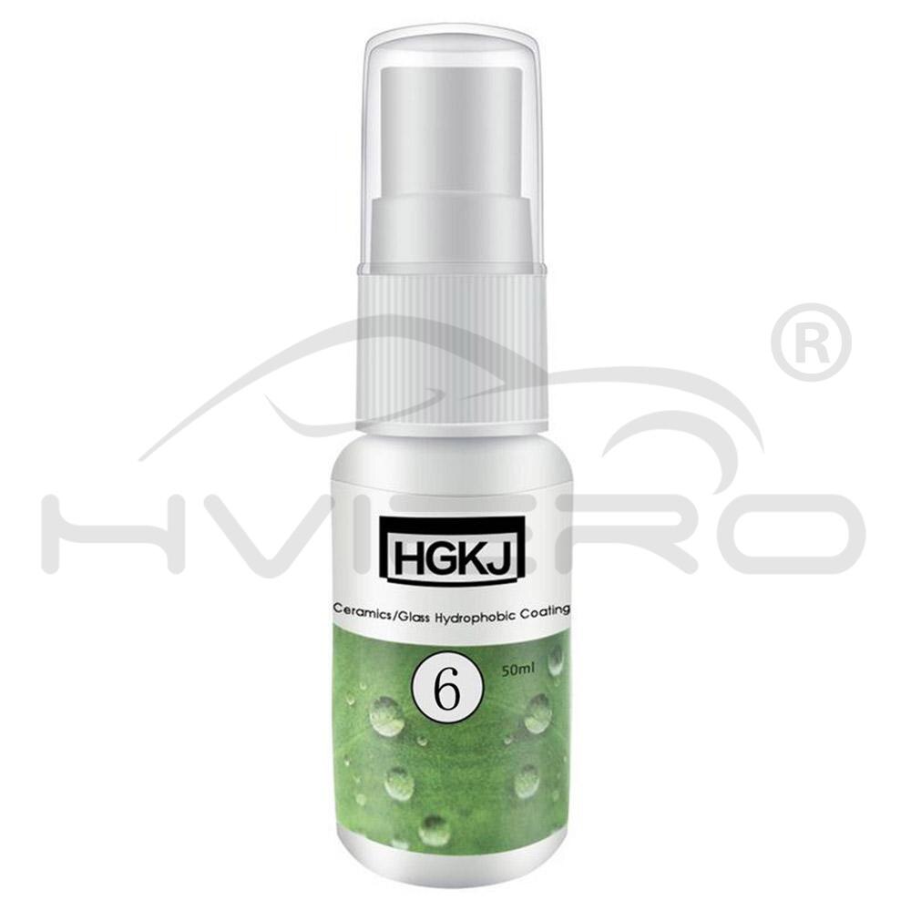 HGKJ-6 Hydrophobic Coating Anti Scratch Auto Paint Sealant Care Polishing Spot Rust Nano Ceramic Coating Car Care Paint Cleaner: 50ml