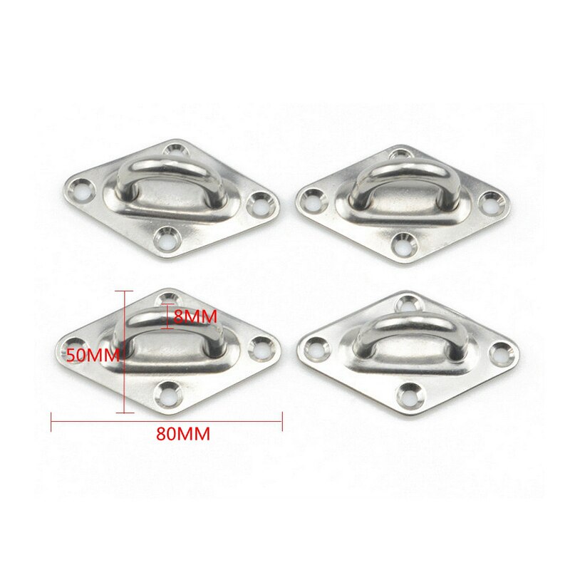 M8 Sun Shade Sail Hardware Kit For Outdoor Patio Sun Shade Canopy Stainless Steel Plastic Expansion Snap Hooks Turnbuckle Pad