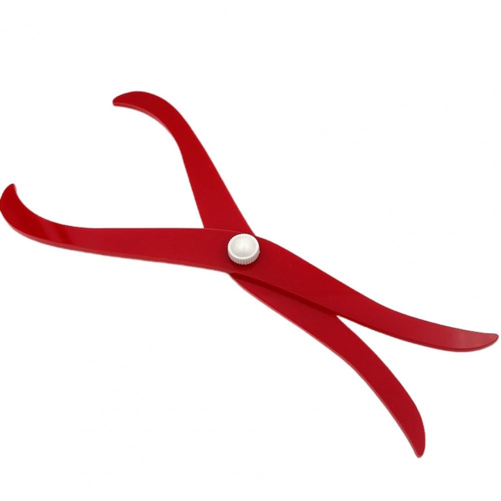 Ceramic Sculpture Tools Portable Heavy Duty Acrylic Clay Caliper for Sculpture Pottery Ceramic Measuring Carving for Artists: Red