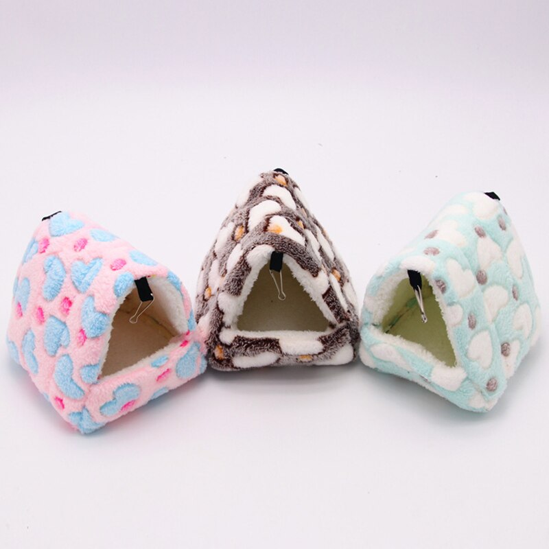Huisdier Bed Zacht Flanel Cavia Bed Hamsters Slaapzak Voor Konijn Accessoires Jaula Conejo Kleine Huisdier Kooi Nest Bed kussen