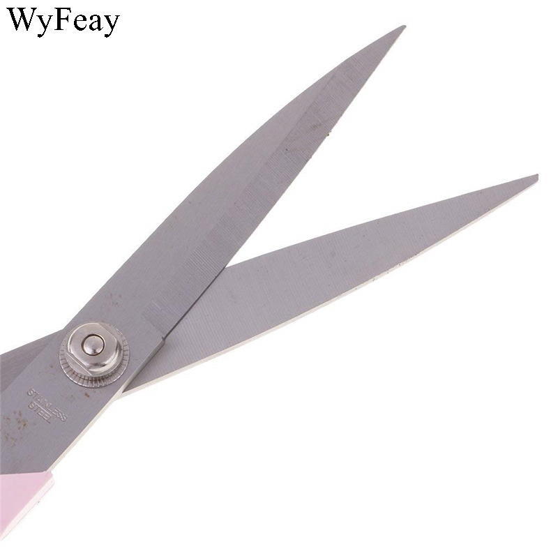 1 Pcs Pink With Cover High Carbon Stainless Steel Sewing Scissors Steel Tailor Scissors Dressmaking Fabric Shears