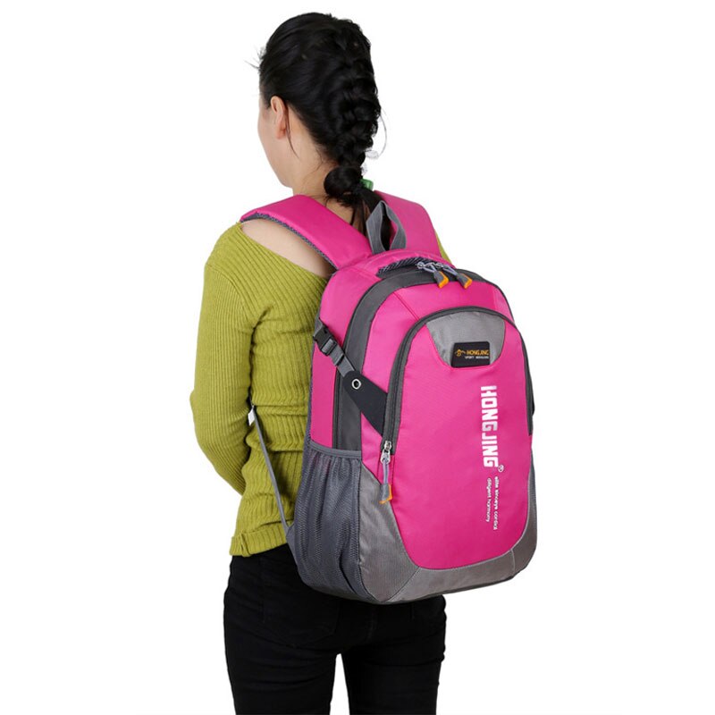 Outdoor Hiking Bag Men Waterproof Climbing Backpack,Breathable Camping Leisure Travel Bag,Women Trekking Nylon Sports School Bag