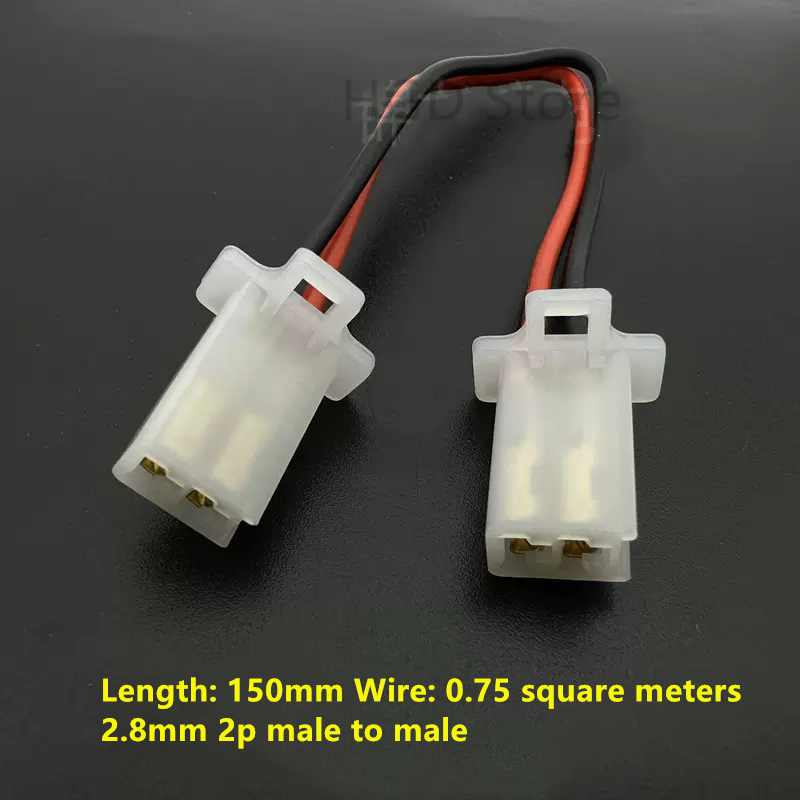 2.8Mm 1P 2P 3P 4P 6P 9P Auto Snelverbinding Elektrische Draad Connector Mannelijke Vrouwelijke Kabel Terminal Plug Kits Motorfiets: WHITE