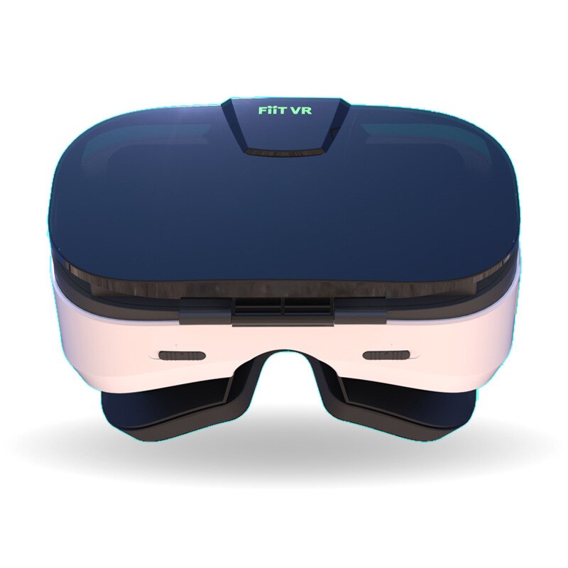 Versión de cuero Fiit VR 2n gafas de realidad Virtual 3dvr compatible con teléfonos de pantalla grande de varias marcas línea central de pantalla Dual