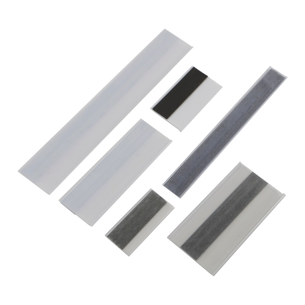 Magnetic Wall Mount Shelf Acrylic Sign Holder Price Name Card Tag Label Frame Display With Magnet Tape