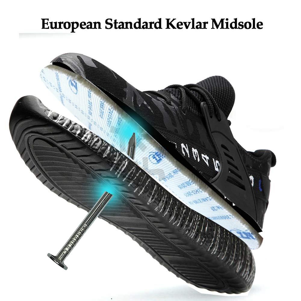 Bottes décontractées sécurité-travail-chaussures directe hommes femmes travail chaussures de sécurité résistant à la perforation travail Construction chaussures indestructibles