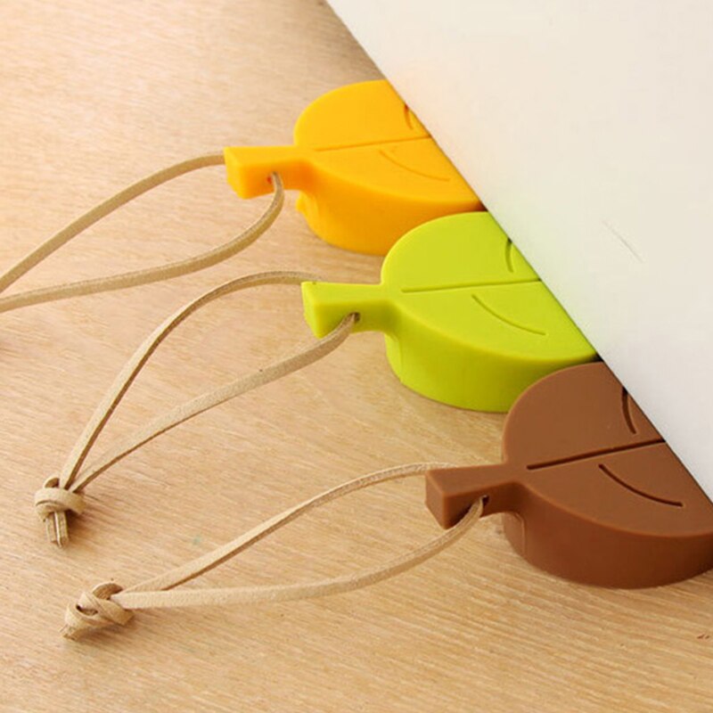 Silicone Door Stop Stopper Cartoon Leaf Shape Kids Safety Door Stopper For Children Home Decor Finger Safety Protection