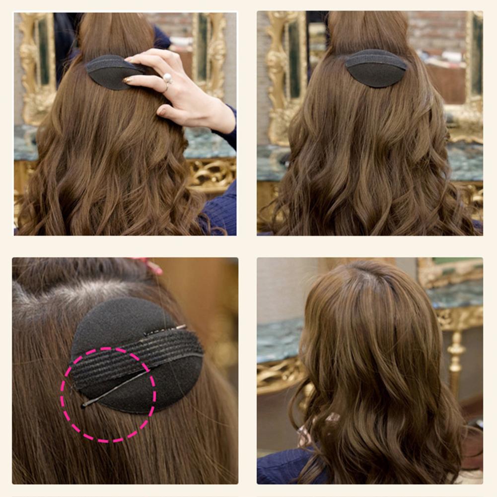 Coussinets pour cheveux réutilisables, 8 pièces/ensemble, éponge bouffante pour augmenter le Volume des cheveux, outil de coiffure pour femmes