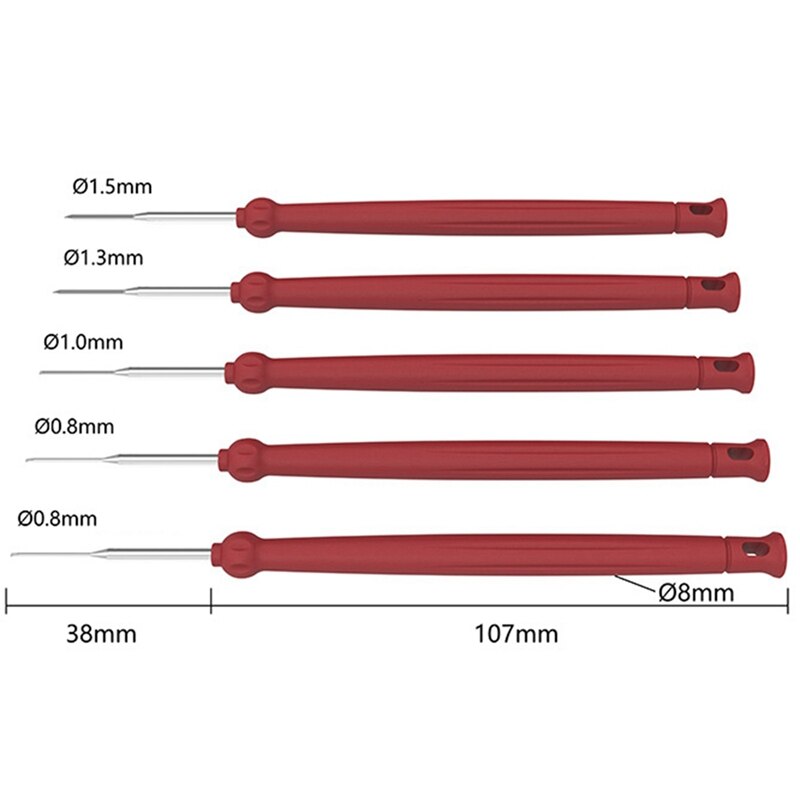 5 Pieces of Car Plug Removal Tool Needle Tractor Selection Tool Wire Harness Connector Wire Puller Terminal