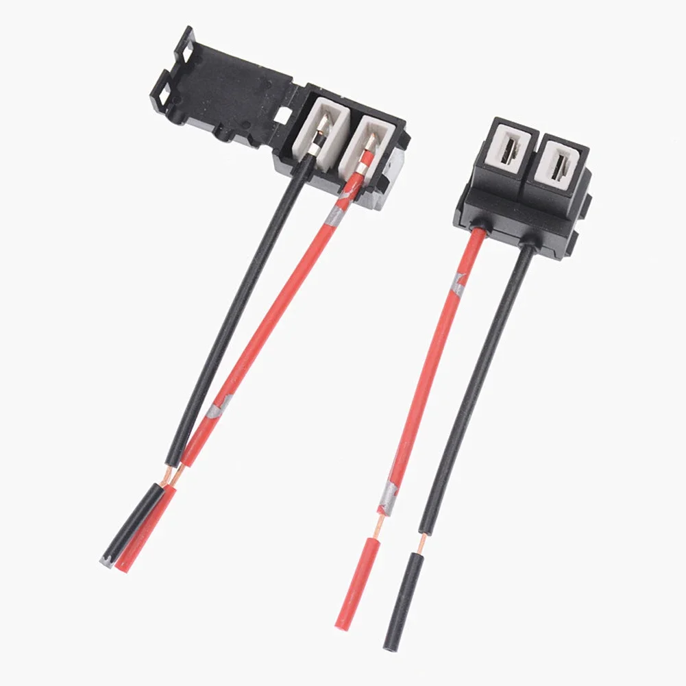 Adaptateur universel de douille d'ampoule de voiture, Base ABS H7, Base Plug-and-Play, connecteur de fil de voiture, prise de câble pour ampoule Automobile, 2 pièces
