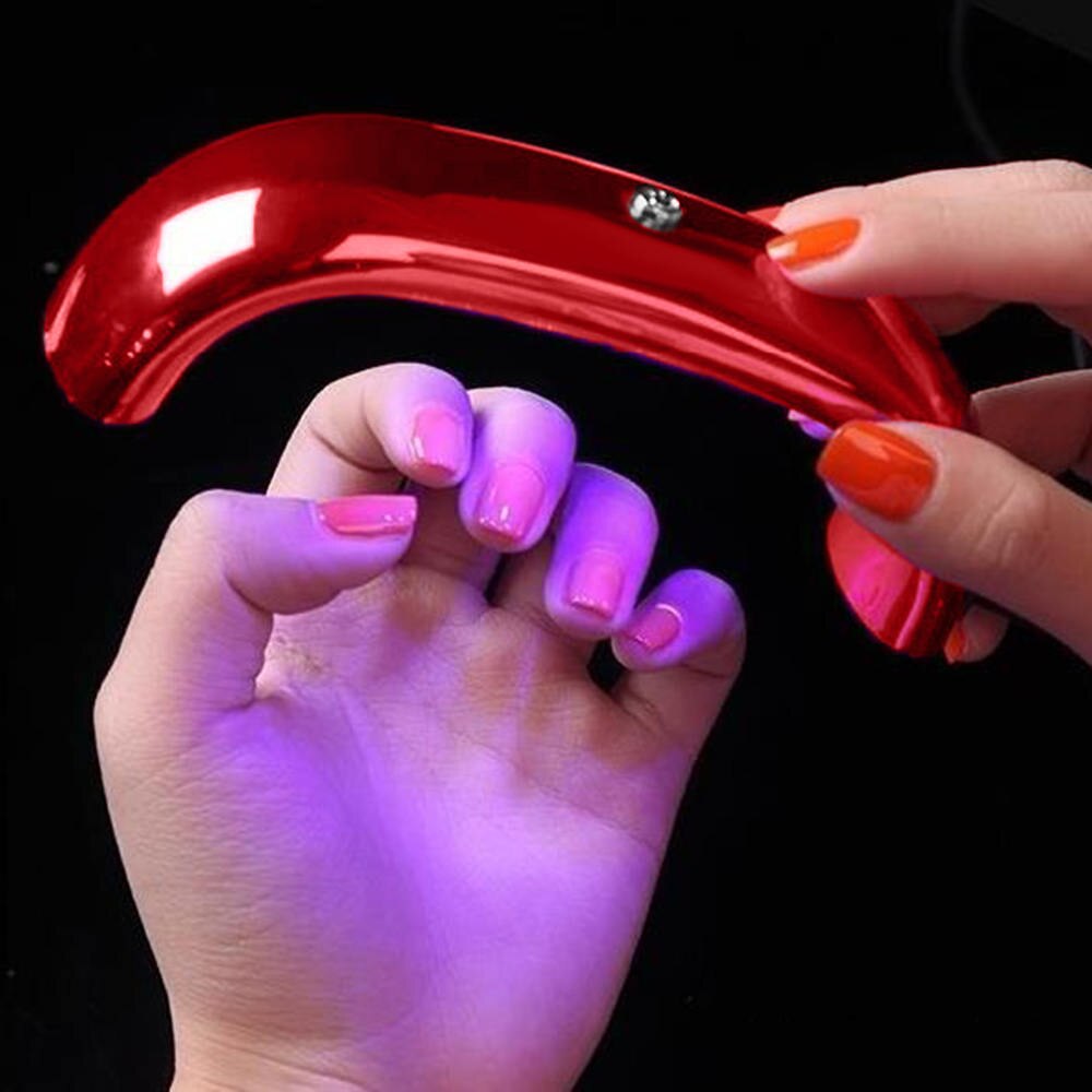 Nagellak Lamp 9W Draagbare DIY Mini UV Lamp voor Nagel Gel Polish Droger Manicure Gel Nail Art Gereedschap