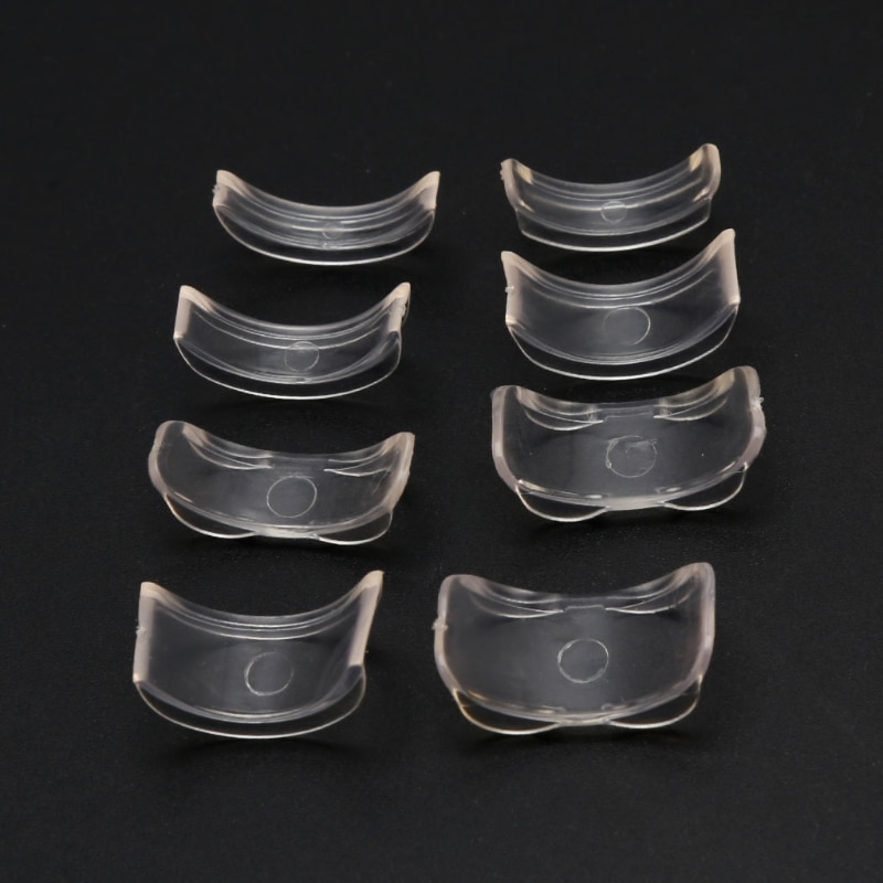 Ajustador de silicona Invisible transparente para anillo, 8 tamaños, anillos sueltos, reductor, apto para cualquier anillo, herramientas de joyería