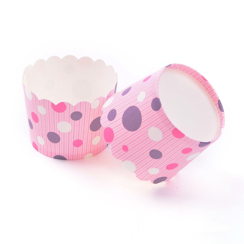 50pcs/set Muffin Cup Multicolor Cupcake Baking Cup Styling Case Muffin Cake Cup Cupcake Maker Paper Molds Kitchen Cake Tools