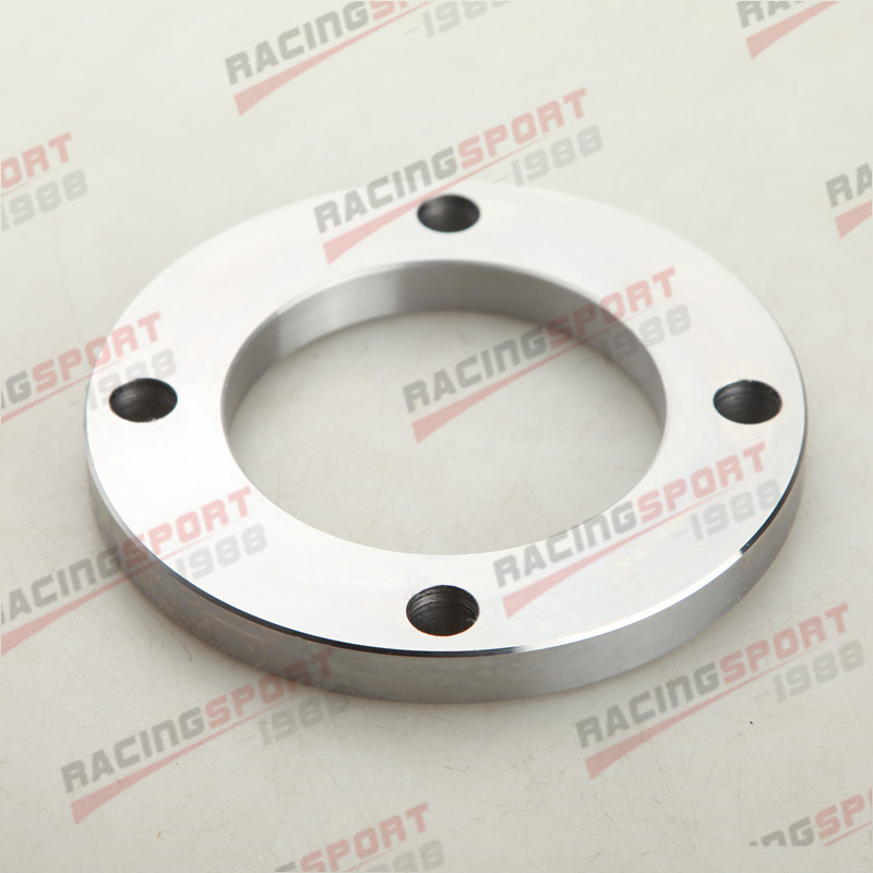 Mild Steel Flange Discharge T04 4 Bolt Round On Center Turbo 3" 76mm Opening