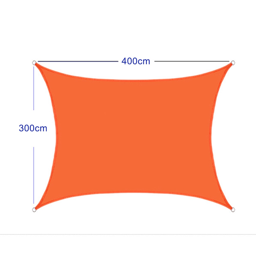 Garden Waterproof Sun Shelter Triangle Sunshade Protection Canopy Patio Pool Shade Sail Awning Camping Large Shade Cloth