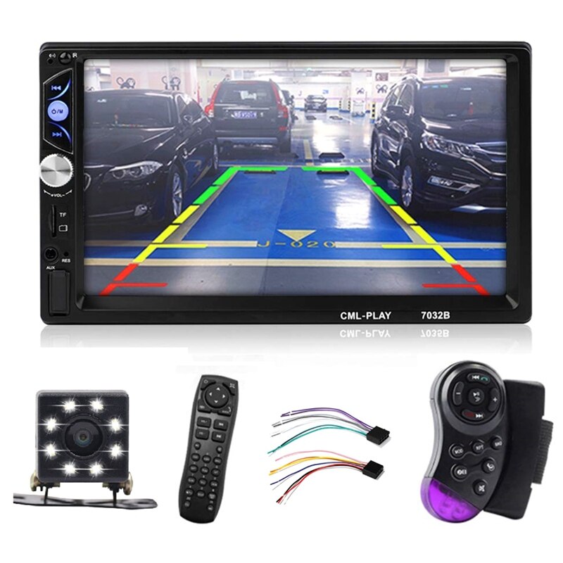 Autoradio druk  sn 7 hd inch druk  sn 2 din in-dash  mp5 speler o video versterker met mirror link fm radio afstandsbediening co