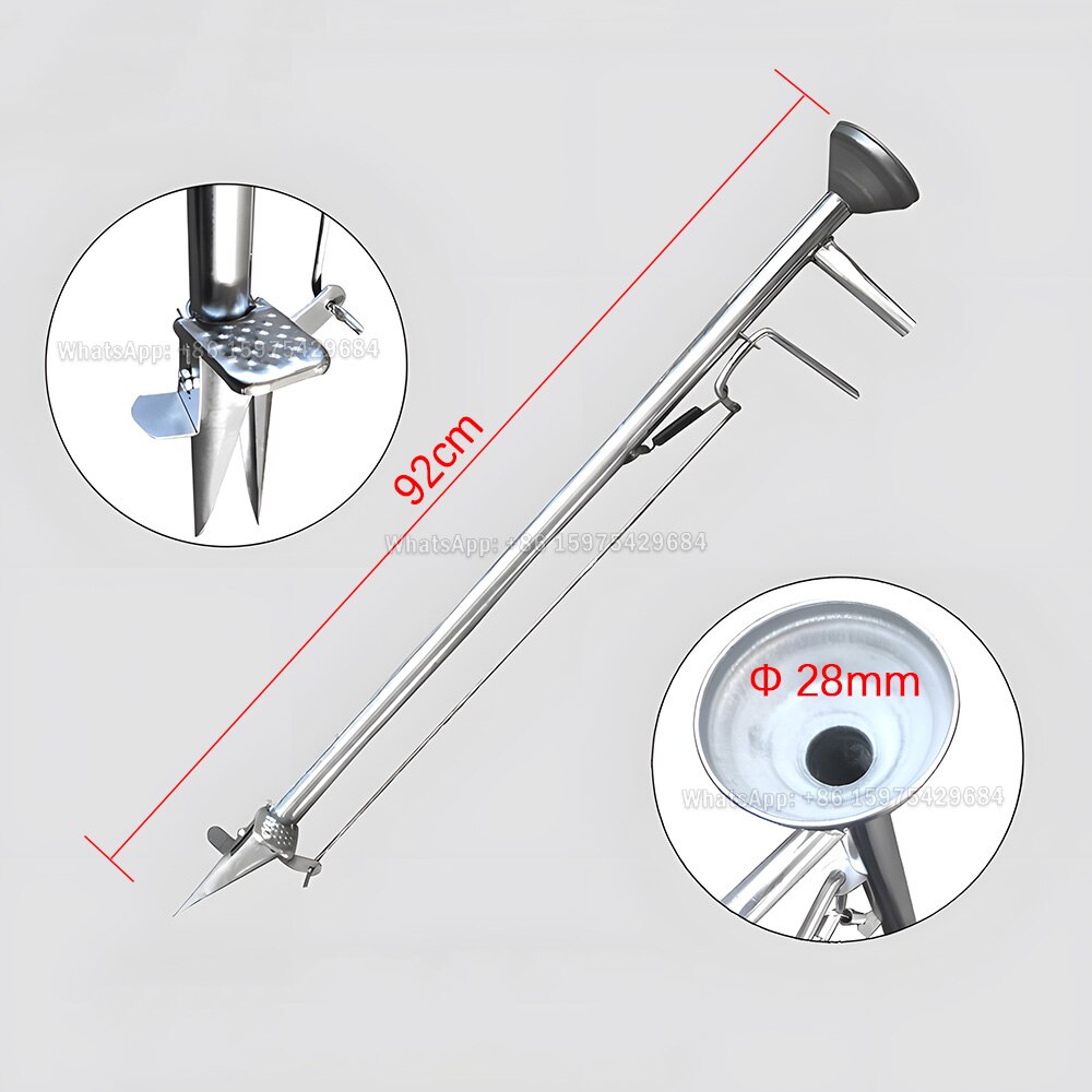 Stainless Steel Seedling Planter Vegetable Planter Agricultural Corn Peanut Manual Seeder Sapling Transplant Planter