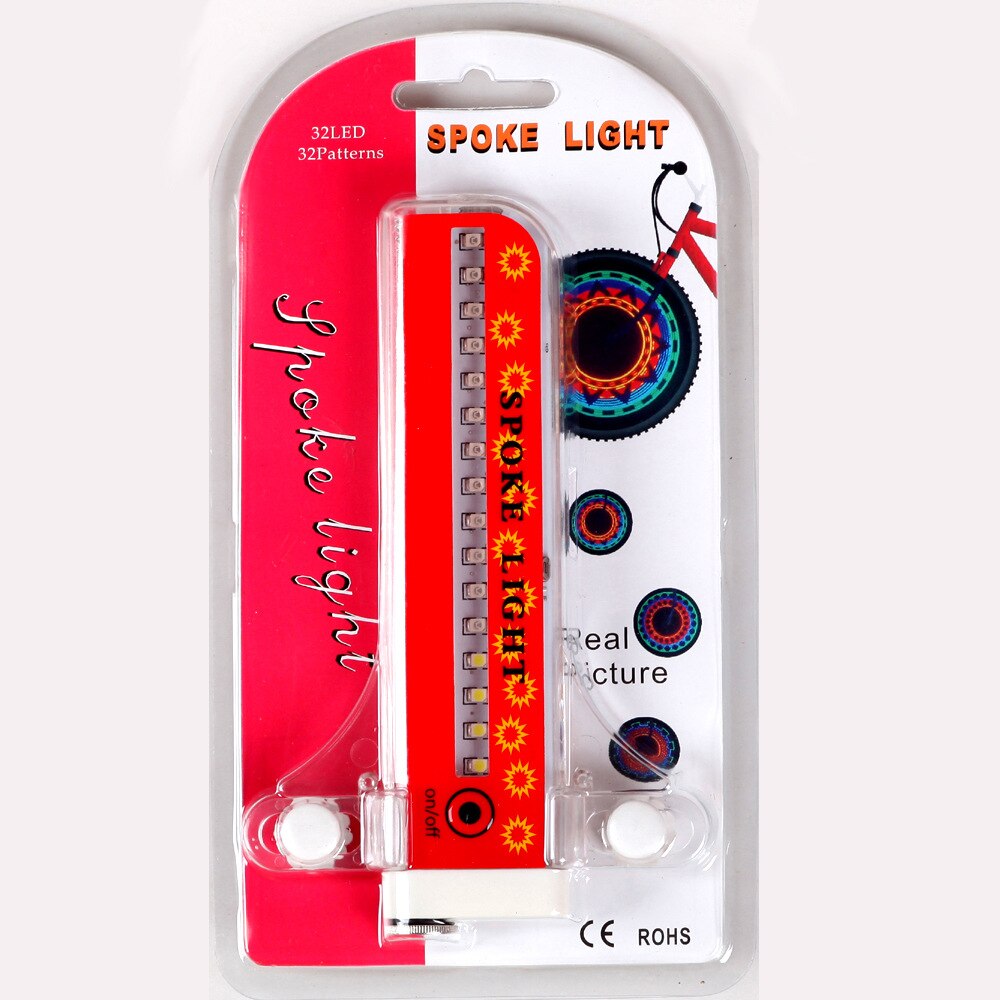 Bicycle Wheel Light RGB LEDS Bike Spoke Lamp Cycling Rim Signal Warning Lantern Colorful Patterns Movement Sensor