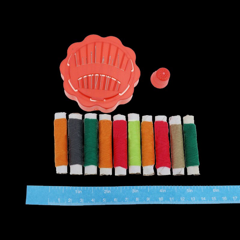 The Old Lady's Needle And Thread Box Hand Sewing Needle And Thread Bag Needle And Thread Set Comes With a Tape Measure Thimble