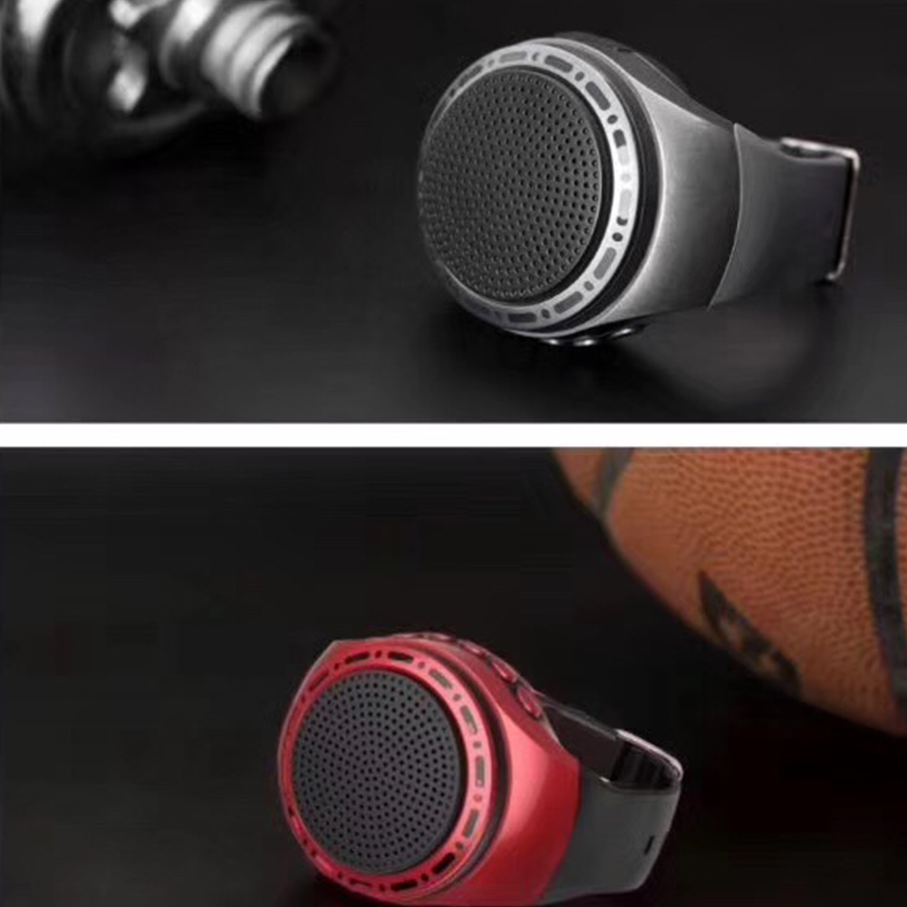 Haut-parleur de montre-bracelet portable, compatible Bluetooth, musique de sport, radio FM, aste par USB, boîte radio FM, 500mAh
