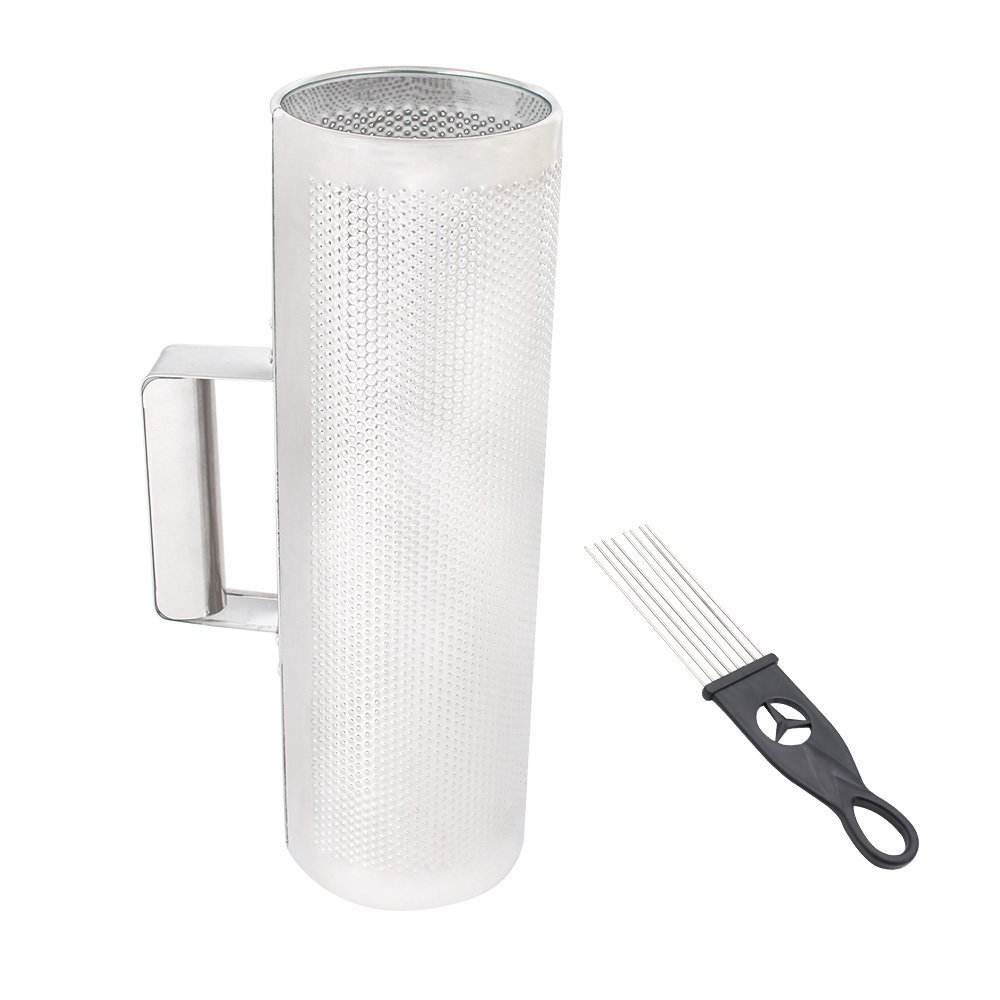 Stainless Steel Guiro 12 x4 inch, Latin Percussion Instrument Musical Training