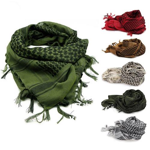 Unisex sjaal lichtgewicht geruit kwastje arabische woestijn shemagh keffiyeh sjaal wikkel pashmina geruit patroon groot warm keeper herfst