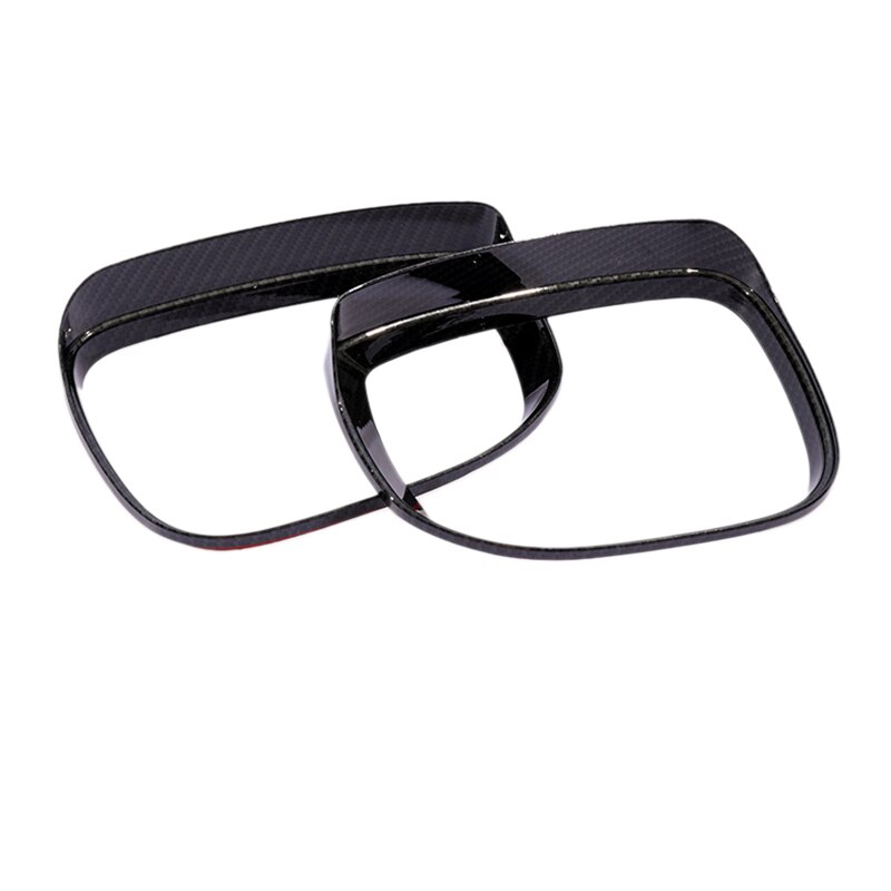 Karbonfiber bakspeilet regn øyenbryn deksel listverk til mazda cx -5 cx5