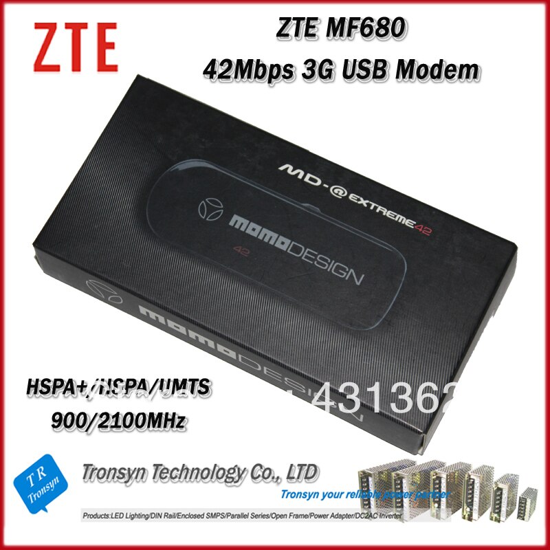 Goedkoopste Originele Unlock 42 Mbps ZTE MF680 HSPA + 3G USB Stick En 3G Modem