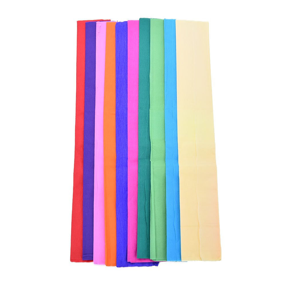 mélange de couleurs 10 feuilles de papier de soie emballage de fleurs enfants bricolage artisanat matériaux