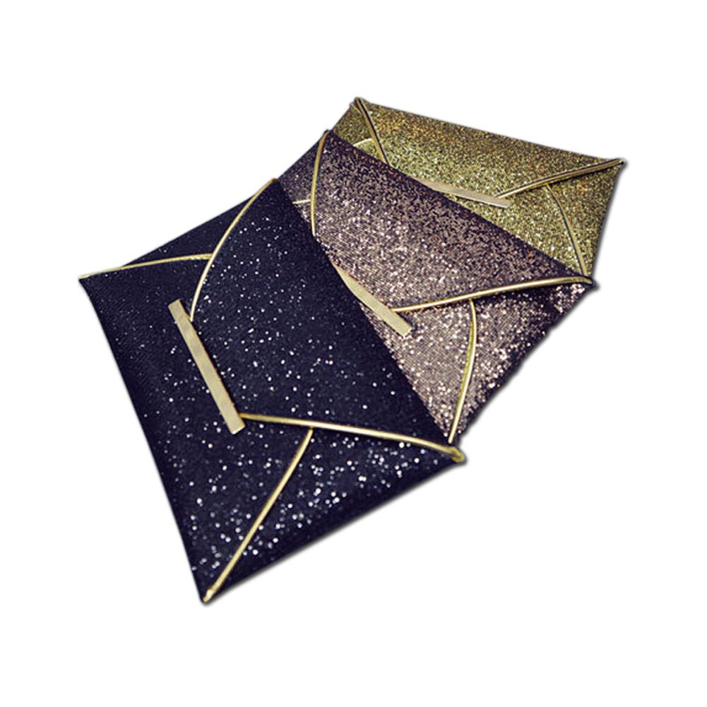 Pochette en cuir à paillettes pour femmes, sac à main de fête délicat de couleur unie, sacs de mariage B88