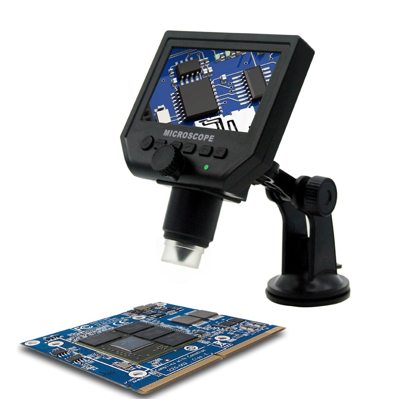 4.3 inch LCD Digital Microscope 1-1200X Magnification Handheld Camera Video Recorder