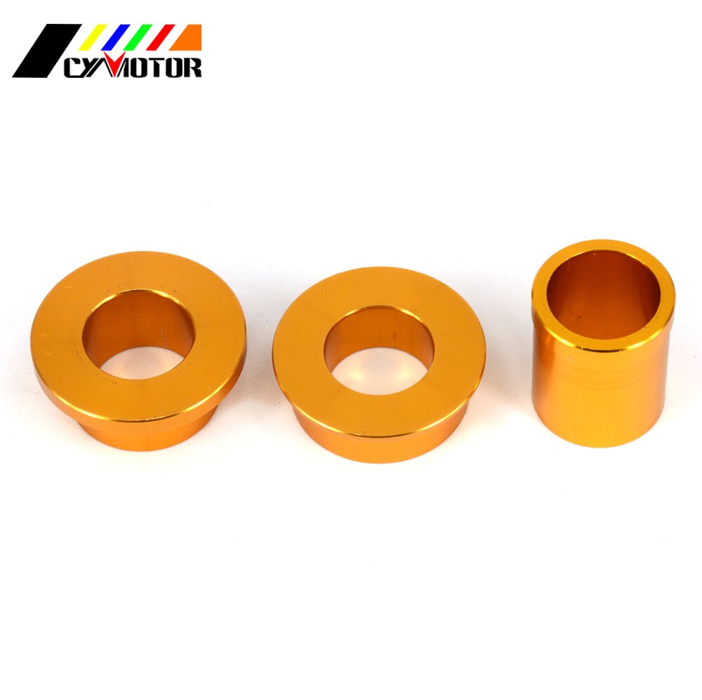 CNC Gold Front Rear Wheel Hub Spacer Axle for SUZUKI DRZ 400 DRZ400S DRZ400E 2000 2002 2005 2007