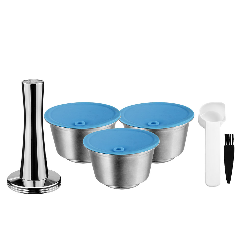 Herbruikbare koffiecapsules Dolce Gusto Recycle Capsule Pod voor Nescafe Piccolo xs Repuesto Hervulbare roestvrijstalen koffiefilter: plum