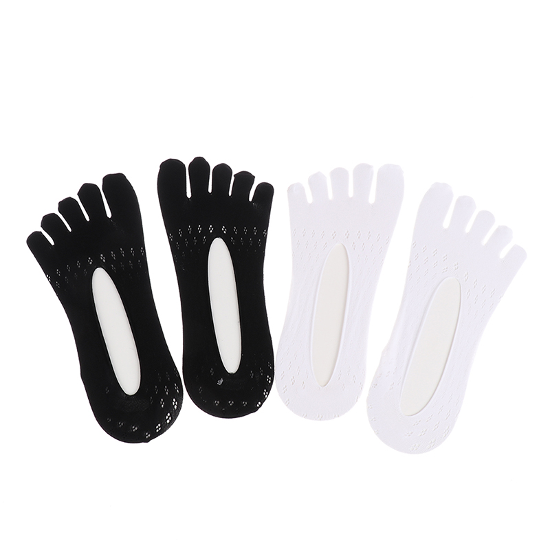 1pair Orthopedic Compression Socks Women's Toe Socks Ultra Low Cut Liner With Gel