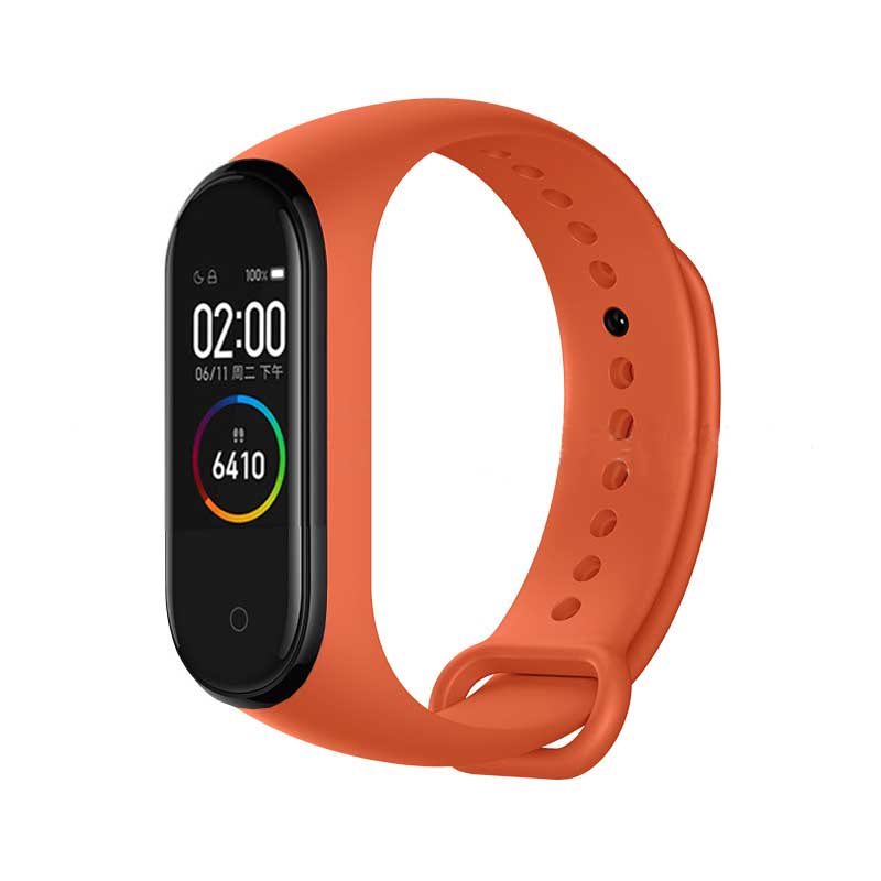 Bracelet For Xiaomi Mi Band 4 3 Strap Silicone Black Wrist Strap For Xiaomi MiBand 3 4 Wriststrap Bracelets Miband M3 M4