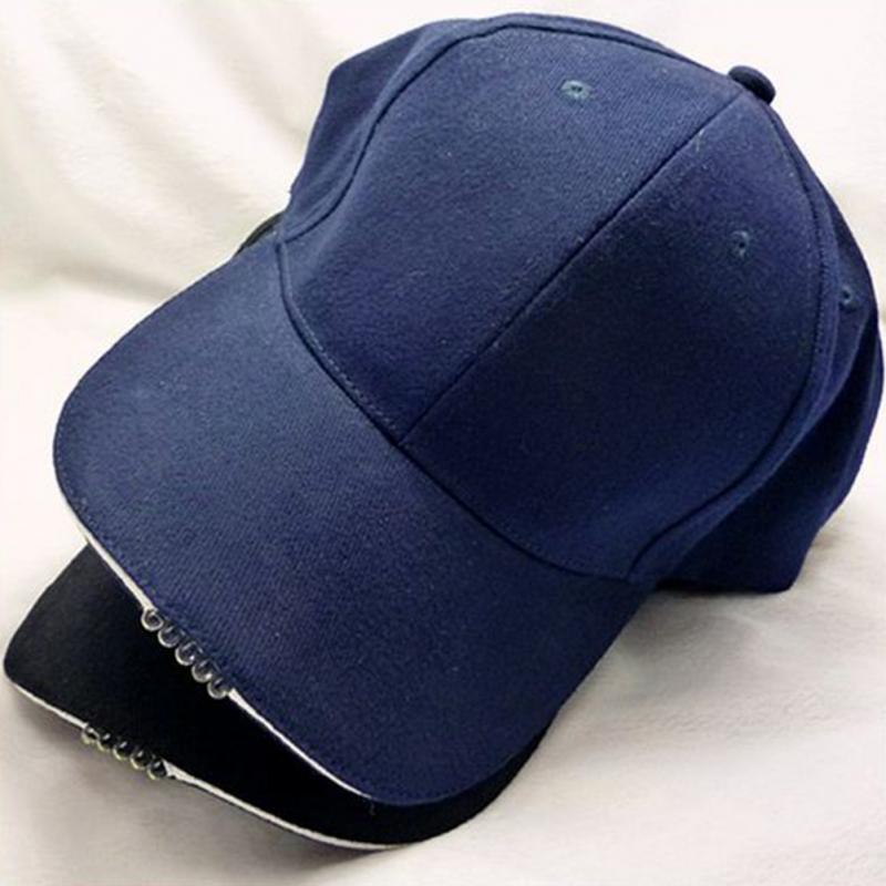Gorros con luz LED y batería que brillan en la oscuridad, gorros luminosos, gorro de vacaciones Unisex para pesca, ciclismo, Camping #20