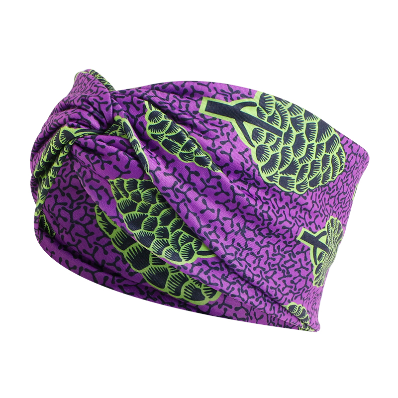Afrikaanse Gedrukt Twist Hoofdband Vrouwen Sport Elastische Headwrap Haar Sjaal Breed Stretch Haarband Bandana Haaraccessoires