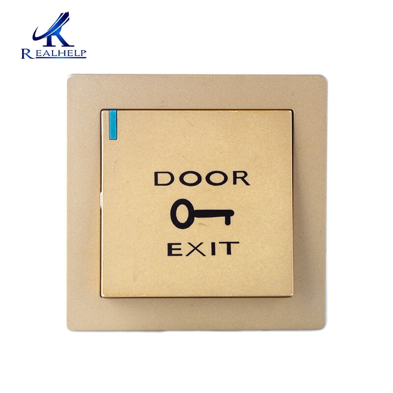 Exit Push Buttons for Maglocks Security Door Controls EXIT SWITCH Single Gang Mount Button Indoor Push To Exit Button