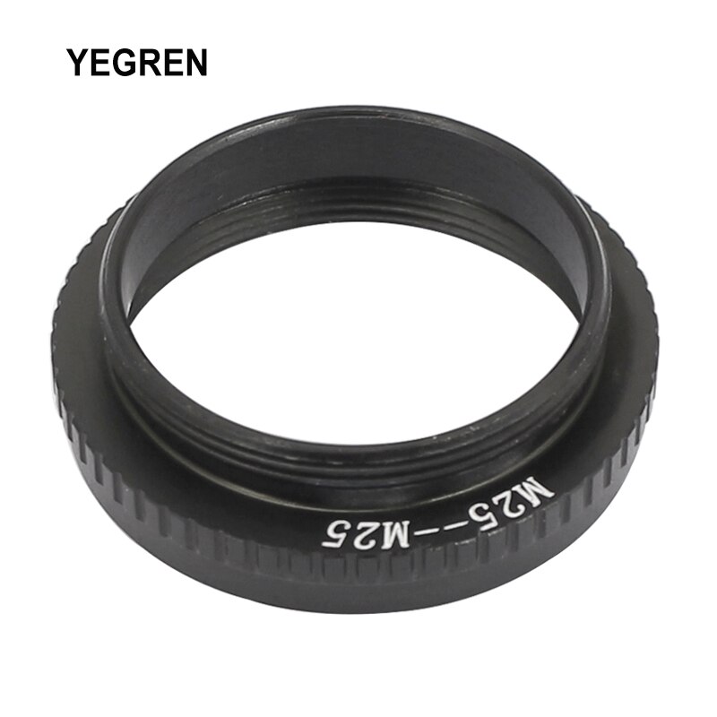 Adaptateur de lentille d&#39;objectif de Microscope 6.5mm, filetage de montage de l&#39;anneau M25 à M25